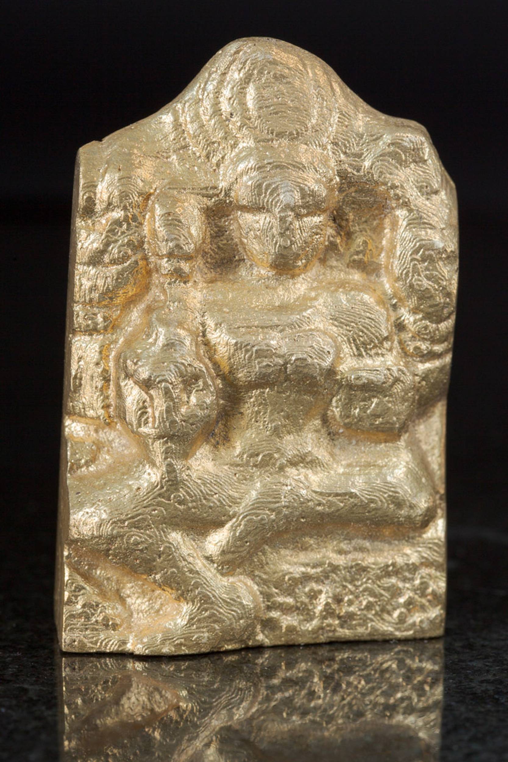 Gopalachari and Roee Cohen. Durga of the Mines. 2019. Digital Fabrication and Brass Casting